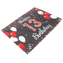 Worgeous Birthday Backdrop Banner Decoration Happy 13th Birthday Wall Decoration Birthday Party Photo Prop