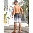 thumbnail image 4 of Aideaone Men's Swim Trunks with Compression Liner 9" Quick Dry Board Shorts Swimsuit Swimwear Bathing Suit, 4 of 6