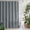 Slate, Gray, Charcoal, variant on Teal Stripes Shower Curtain - Water Repellent Fabric Shower Curtains Washable, Farmhouse Striped Modern Abstra Decorative Polyester Cloth Bathroom Curtains Modern Bath Decor 72"x72"