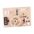 thumbnail image 3 of Tablero de actividades LED, tablero sensorial de madera LED, tablero de actividades con interruptor de luces, para niños pequeños de 1 a 3 años, 3 of 9