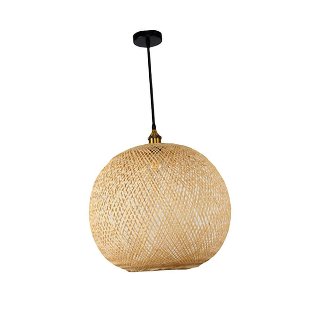 Lámpara colgante de interior natural, luces colgantes, E27, adecuada para uso normal 30 centimetros