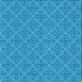 thumbnail image 1 of Ahgly Company Indoor Square Patterned Blue Dress Blue Area Rugs, 8' Square, 1 of 6