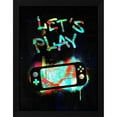 thumbnail image 2 of Victoria Barnes 15x18 Black Modern Wood Framed Wall Art Titled - Gamer Tag III, 2 of 6