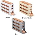 thumbnail image 5 of FYBTO Egg Holder for Fridge, Eggs Dispenser Auto Rolling Egg Tray Storage 30 Egg Container Space-Saving Egg Roller for Refrigerator Kichen Cabinet-0621, 5 of 5