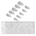 thumbnail image 3 of Prensa ovalada en las uñas puntas de uñas postizas de cobertura completa uñas postizas de ataúd DIY inofensivas sin olor peculiar para salones para el hogar ANGGREK Otros, 3 of 8