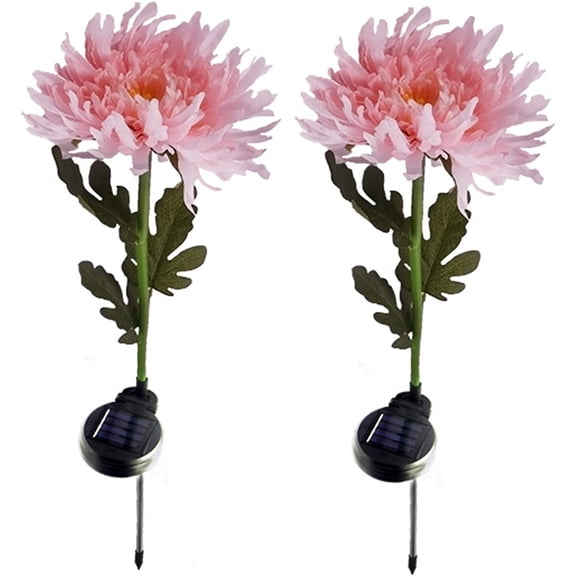 LINLIN Solar Garden Lights Outdoor Decorative Solar Flowers Lights, Waterproof Chrysanthemum Light Solar Stake Lights Landscape Lights Solar Path Light for Yard Patio Garden Pathway