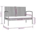 thumbnail image 2 of vidaXL Patio Lounge Set Outdoor Sectional Sofa Set Garden Loveseat Poly Rattan, 2 of 11
