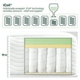 thumbnail image 4 of Zinus Spa Sensations Pressure Relief 10" Full Hybrid Mattress, 4 of 12