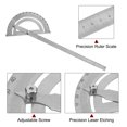 thumbnail image 4 of Uxcell Angle Protractor 180 Degree Stainless Steel Angle Gauge Adjustable Ruler Measuring Tool with 350mm Arm, 4 of 5