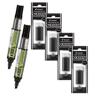 6 Green Refillable White Board Markers