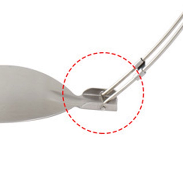 Espátula Plegable Camping Espátula plegable para exteriores - Espátula portátil para asar a la parrilla de acero inoxidable para acampar Likrtyny Para Estrenar