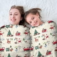 thumbnail image 5 of Beige Christmas Santa and Train Pattern Round Blanket,Comfortable Soft Flannel Throw Blanket,All Season,Warm Lightweight Blankets for Sofa Bed Couch Living Room Chair 47"x47", 5 of 5