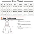 thumbnail image 4 of Kmdttou Women's Short Sleeve Loose Plain Dresses Women's Summer And Linen Solid Color Literary Leisure V-neck Pleated Large Dress, 4 of 8