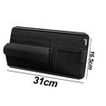 thumbnail image 2 of Organizador de visera para coche, estuche para gafas, bolsa de almacenamiento, soporte para notas, 2 of 5