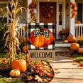 thumbnail image 6 of DefiDgd 12x18inch Bow Pumpkin Pattern Garden Flag,Double Sided Fall Yard Banner Decorative Flag for Thanksgiving Lawn Porch Patio Outdoor Garden Holiday Home Decoration(E), 6 of 6