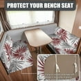 thumbnail image 2 of Uorisanigo RV Dinette Cushions Covers 2 PCS Hawaiian Banana Leaf RV Couch Cover for Sofa Camper Cushion Covers Stretch Soft Loveseat Chair Cover Protective Slipcovers for Easy to Install, 2 of 7