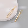 thumbnail image 4 of TRAHOO-Gold Geometric Drop Dangle Earrings for Women Long Link Dangle Earrings, 4 of 4