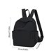 thumbnail image 3 of Mochila de nylon de gran capacidad para el transporte – Beige, negro, rosa, caqui, 28x23x11cm, bolsillo múltiple, bolsillo ligero para llevar al hombro, 3 of 6