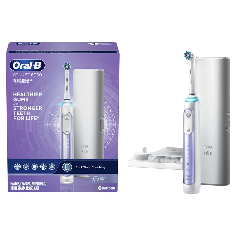 Oral-B Genius 6000 Electric Toothbrush, Orchid Purple - Walmart.com