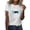 Black, variant on T Shirts for Women Sweet Floral Flower Pattern Printed Crew Neck Short Sleeve Tops Summer Casual Botanical Garden Tees Wear