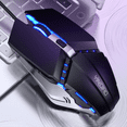 thumbnail image 2 of Souris de Jeu Ergonomique Filaire avec 7 Boutons Programmables, Chroma RGB 6 Rétroéclairées et 3200 Dpi Réglables pour Joueurs sur PC Windows (Noir), 2 of 4