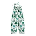 thumbnail image 2 of ATOGUTA Girls' Jumpsuits & Rompers Backless Strap Jumpsuit Halter Romper Pants with Pockets 1-5 Years, 2 of 5