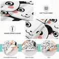 thumbnail image 3 of Coolnut Cute Little Panda Face Pillowcases, Soft and Cozy Decor Giftsative Pillow Cases with Hidden Zipper for Bedroom, Sofa, Couch, King Size 20x40 Inches（114）, 3 of 6