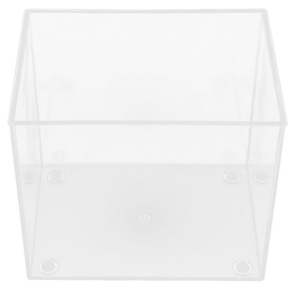 Baluue Transparent Aquarium Tank Plastic Betta Tank 1Set