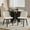 4PCS Beige, variant on Modern Dining Chairs Set of 4/6, Upholstered Kitchen Chairs with Thick Cushions, So-Lid Wood Legs & 300 Lb Capacity, Ergonomic Design for Dining Room, Cafe, or Home Office