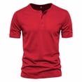 thumbnail image 6 of Guluxicc Men's Athletic Shirts Button Short Sleeve Everyday Gym Shirts for Summer Casual Outfits, 6 of 9