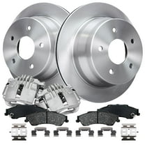 Detroit Axle - Rear Brake Kit for Chevy Blazer S10 GMC Jimmy Sonoma Isuzu Hombre Bravada, Disc Brake Rotors Ceramic Brake Pads Brake Calipers Replacement