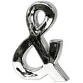 thumbnail image 3 of "&" Symbol Decorative Sculpture in Gloss White, 3 of 3