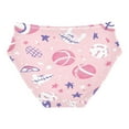 thumbnail image 2 of Women's Underwear Pink Basketballs and Footballs Hipster Panties Underwear for women, XX-Large, 2 of 9