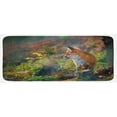 thumbnail image 1 of Fox Kitchen Mat, Young Red Fox Listening to Something in Woodland Forest Wildlife Predator, Plush Decorative Kitchen Mat with Non Slip Backing, 47" X 19", Pale Brown White Green, by Ambesonne, 1 of 1