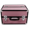 thumbnail image 4 of SalonMore 14" Professional Aluminum Makeup Train Case Travel Cosmetic Pink, 4 of 8