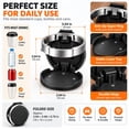thumbnail image 4 of Foldable Car Cup Holder with Hook Universal Car Door Cup Holder, Back Clip Foldable Cup Holder Portable Space-Saving 2-In-1 Extra Cup Holder for Water Bottles Coffee Cups, 4 of 7