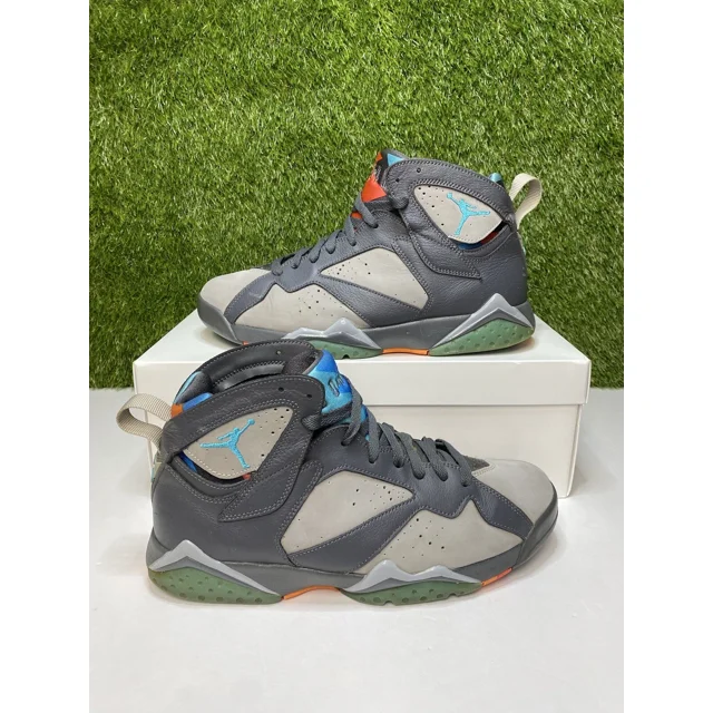Ni - ke Air Jordan 7 Barcelona Days Retro Size 9.5 Mens Grey Sneakers 2015 304775-016
