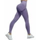 thumbnail image 2 of Mallas deportivas de entrenamiento Nikou sin costuras cintura alta control de abdomen color morado L, 2 of 12