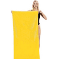 thumbnail image 3 of ELEGANI Premium 100% Cotton Terry Velour Beach Towel - Yellow (30" x 60"), 3 of 4