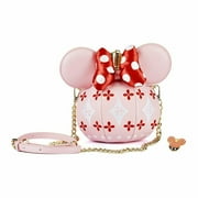 Loungefly Stitch Shoppe Minnie Mouse Christmas Ornament Crossbody Bag