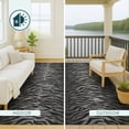 thumbnail image 4 of Addison Rugs Chantille Indoor/Outdoor Transitional Animal Print Black Machine Washable Rectangle Rug, 10' x 14', 4 of 8