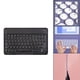 thumbnail image 1 of Universal Portátil Recargable con teclas de directo inalámbrico multidispositivo para iOS Android Windows Negro Yotijar Teclado bluetooth, 1 of 10