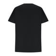 thumbnail image 5 of FAIWAD Womens Oversized Sweatshirts Short Sleeve Round Neck Slit Tops Loose Casual Pullover Sweatshirts, 5 of 6