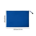 thumbnail image 3 of Matoen Oxford Cloth Zipper Pouch Bags Stationery Bag - Multi-Color File Bag for University, Office & Home, Document Organizer, Durable & Lightweight Junior/Teacher Supplies (Blue), 3 of 6