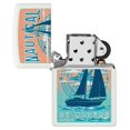 thumbnail image 4 of Zippo Buck Wear Nautical Design White Matte Pocket Lighter, 4 of 8