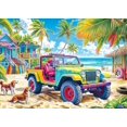 thumbnail image 1 of Puzzle HUADADA, 1000 piezas, colorido carrito de playa, 1 of 7
