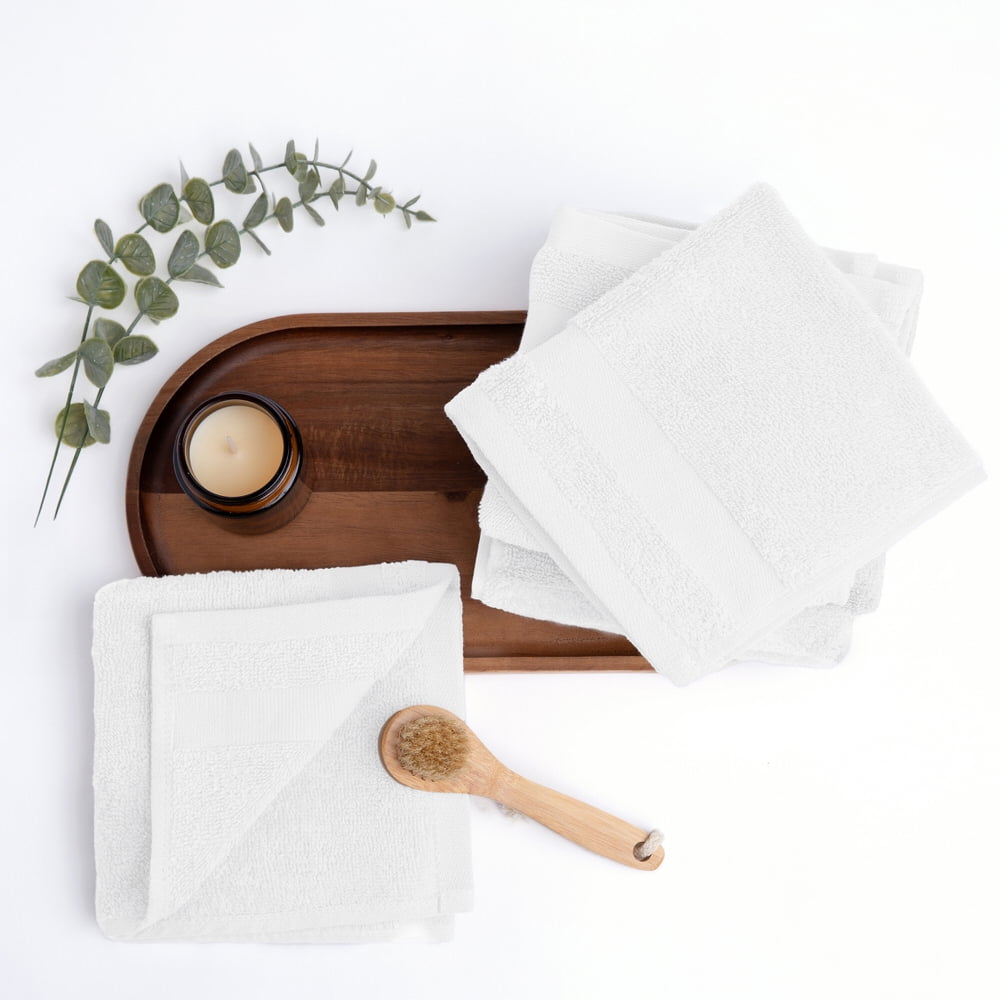 Noble Linens 6 pack Cotton Washcloths