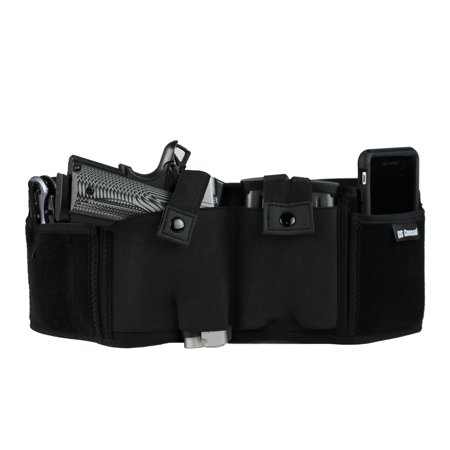 Concealed Carry Holster Belly Band Gun Holster for Pistols, Handguns, Revolvers  by DS (Best Way To Carry Concealed Pistol)
