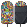 thumbnail image 6 of XYZCANDO Psychedelic Frog Car Seat Cover Waterproof Sweat Covers, Anti-Slip, Suitable for Van Truck Seat, Fit for Cars Trucks SUVs, 6 of 9