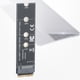 thumbnail image 4 of Tarjeta adaptadora Bling Bling PCI NVME ABS negra, 4 of 6